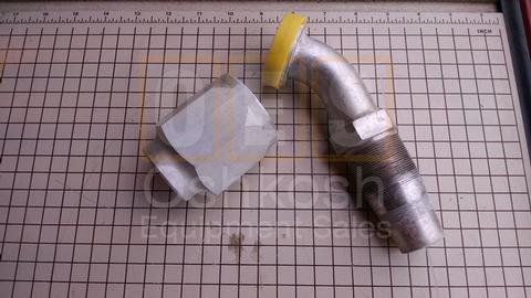 ELBOW, FLANGE TO HOSE